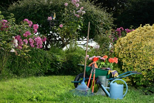 Payment security graphic showing SSL protection for Turnhamgreen landscaping services